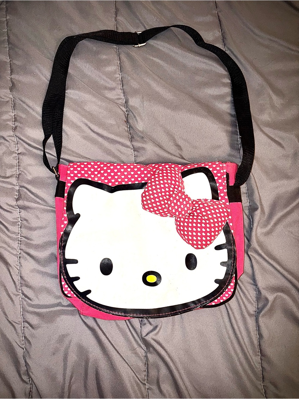 Hello Kitty Pink Polka Dot Shoulder Bag